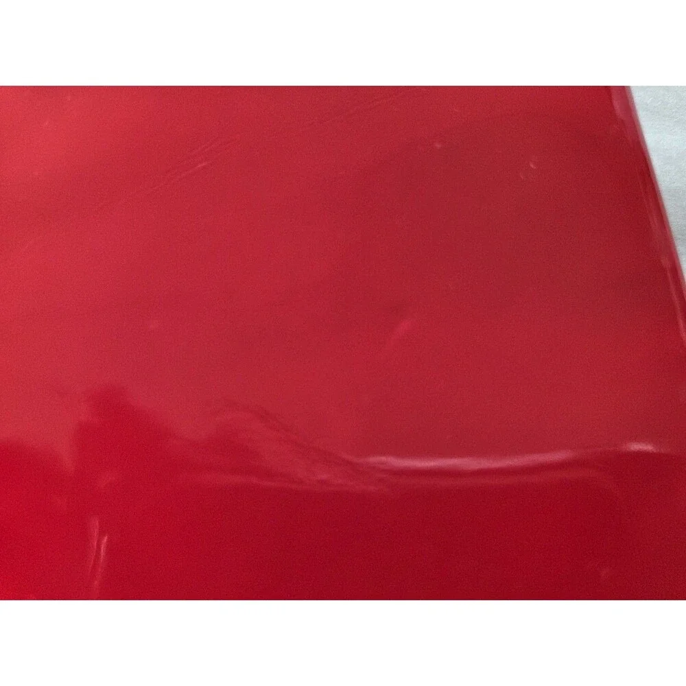 CAROLINA HERRERA Good Girl Red Glossy Patent Clutch Bag‎ 6x11” FREE SHIPPING